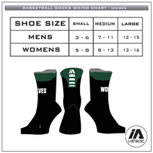 Load image into Gallery viewer, Wolves Elite Sock - Green