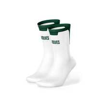 Load image into Gallery viewer, Wolves Elite Sock - White