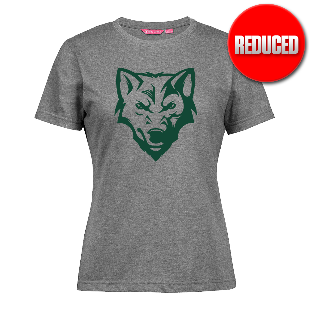 Wolves Head Grey Women's T-Shirt