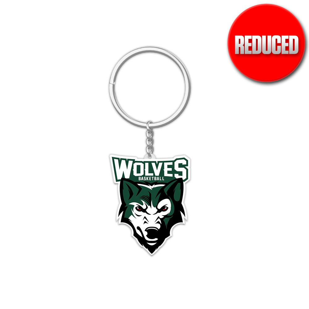 Wolves Metal Keyring