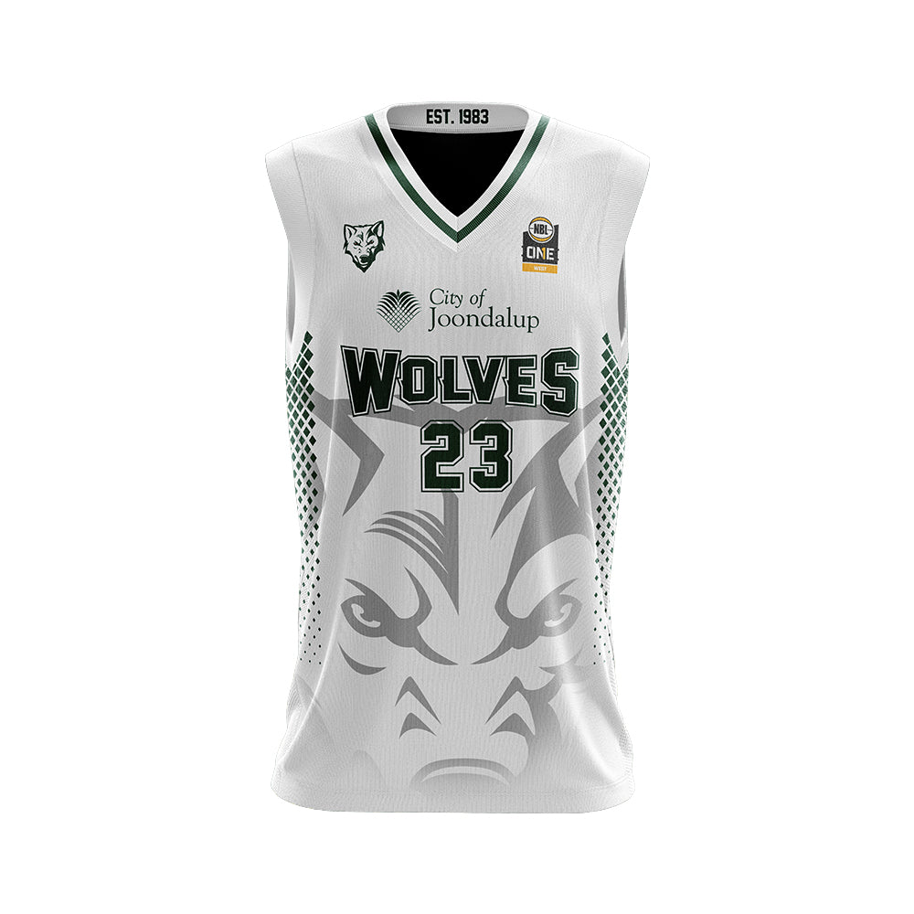 2023 NBL1 White Replica Jersey - With Numbers