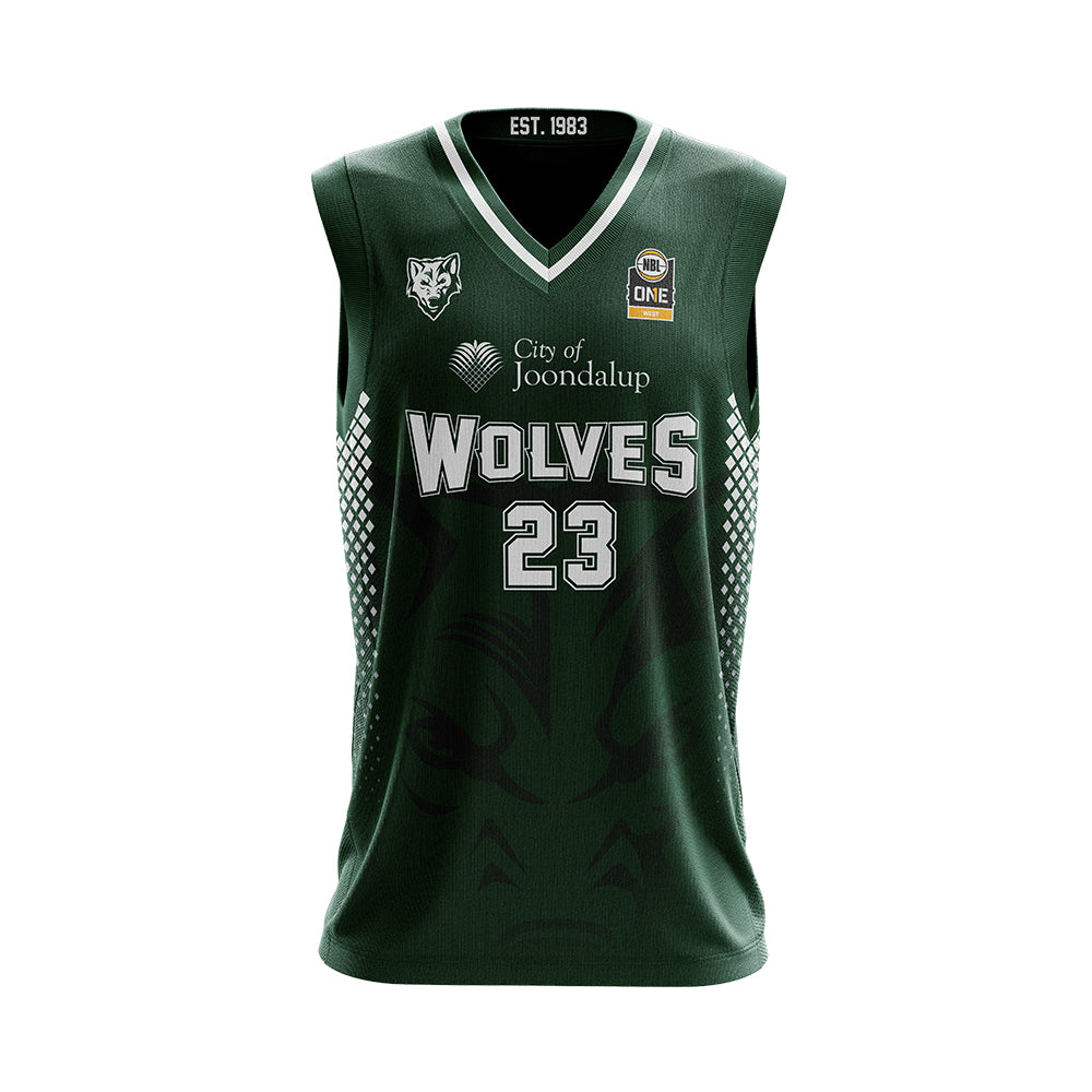 2023 NBL1 Green Replica Jersey - With Numbers