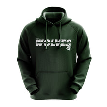 Load image into Gallery viewer, Green Wolves Split Hoodie
