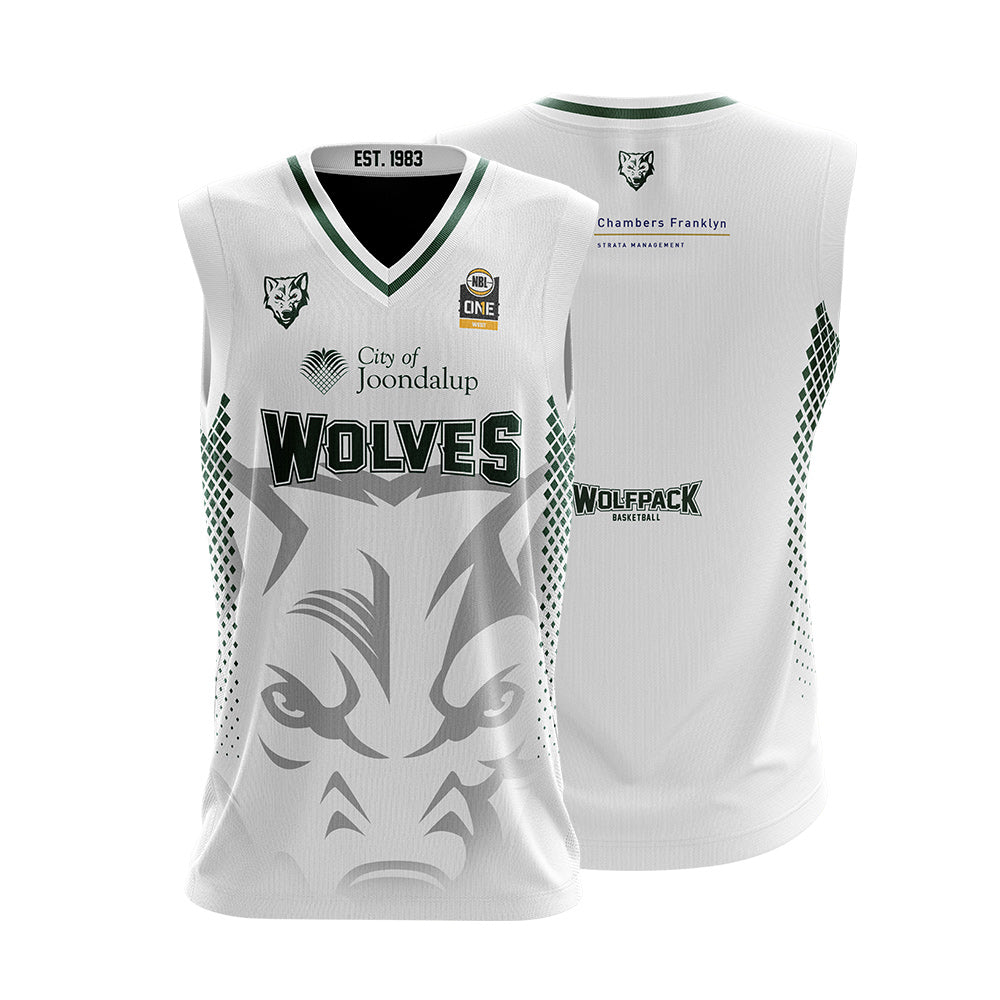 2023 NBL1 White Replica Jersey - No Number