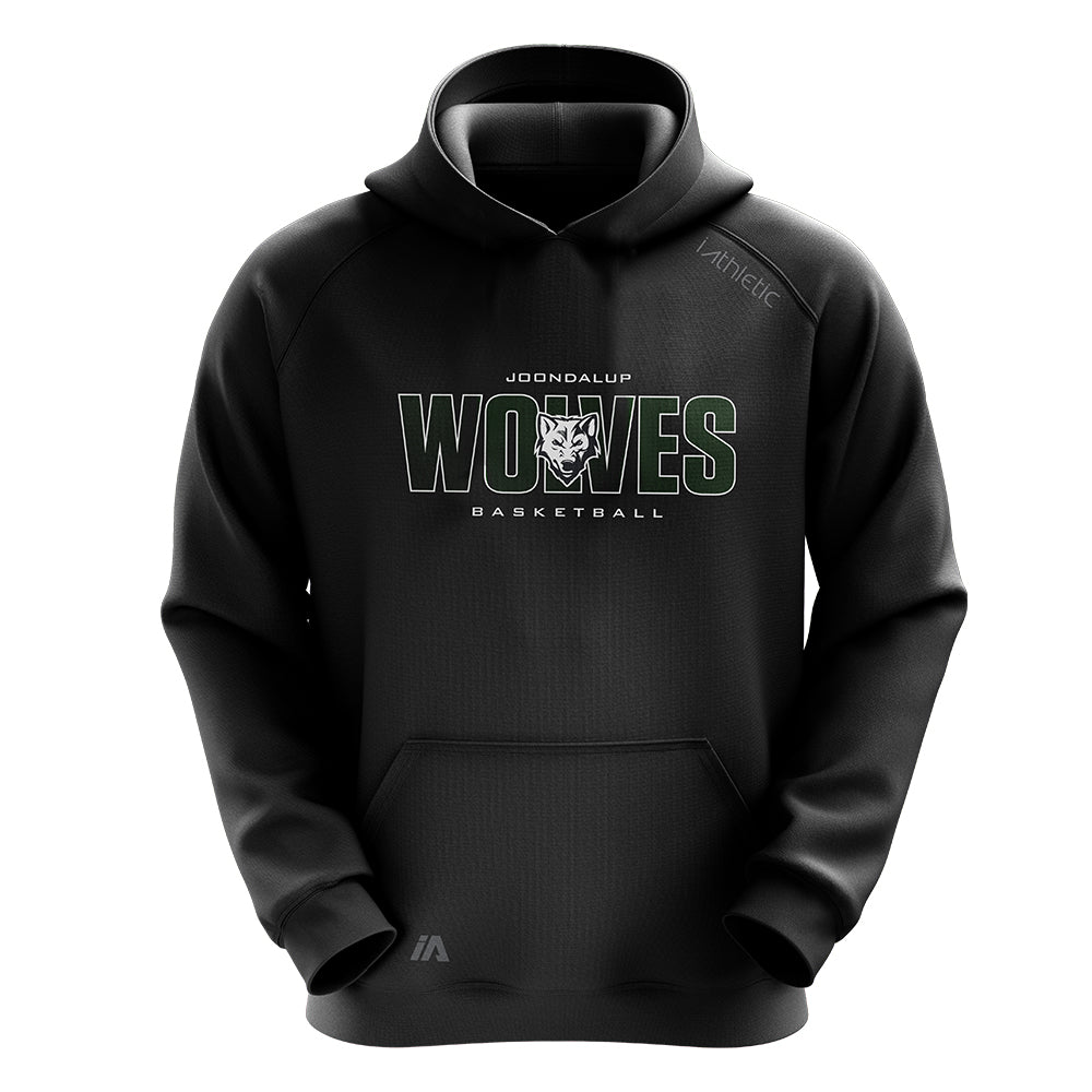 Joondalup Wolves Basketball Hoodie - Black