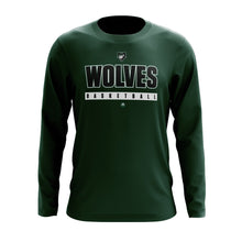 Load image into Gallery viewer, Green Wolves Basketball Long-Sleeve
