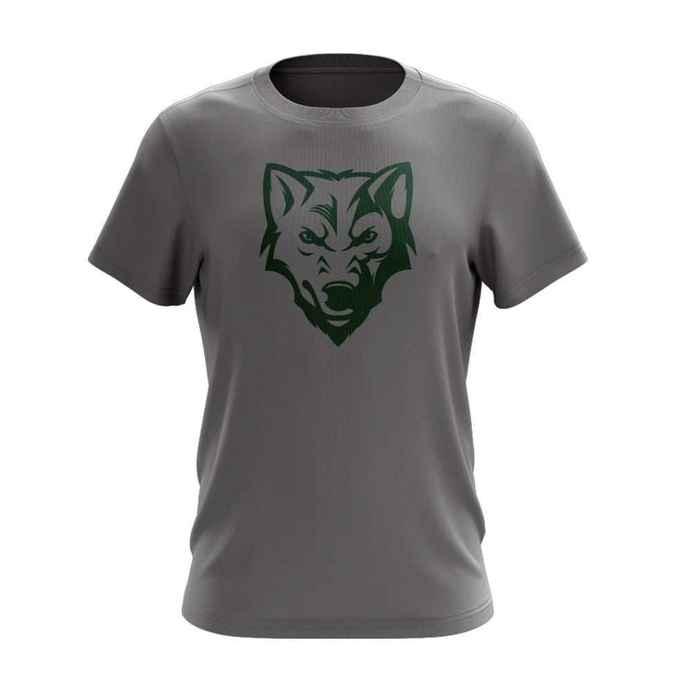 Wolves Head Grey T-Shirt