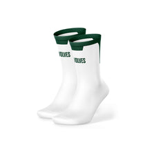 Load image into Gallery viewer, Wolves Elite Sock - White
