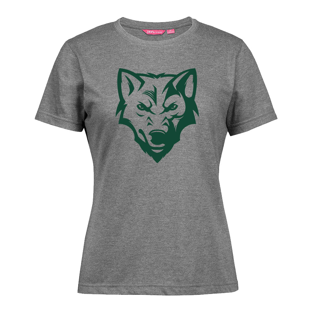 Wolves Head Grey Women's T-Shirt